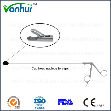 Instrumentos de endoscopia transforaminal lumbar Cabeza de la taza Nucelus Forceps